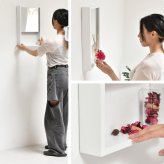 BF DECO Wall Mirror BFMI0251 壁掛け 収納付き ミラー ウオールミラー 鏡 姿見