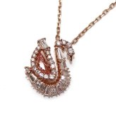 SWAROVSKI スワロフスキー ネックレス 5732414 Swan アクセサリー ローズゴールド