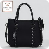 ウィローベイ ショルダーバッグ レディース ブランド WILLOWBAY ブティックタイニー マザーズバッグ  2WAY BLACK