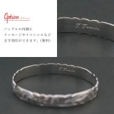 ハワイアンジュエリー バングル ハワイアンジュエリー ブレスレット 幅10mm 刻印 無料 サイズが選べる クローズバングル カットアウト スクロール シルバー925 太め 彼女 妻 女性 レディース 誕生日 プレゼント ハロウィン 【品番：B1040-10】