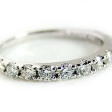 ダイヤモンド リング ハーフエタニティ 0.5ct プラチナ Pt900 指輪 レディース アクセサリー ジュエリー 婚約指輪 結婚指輪 記念日 誕生日 ギフト プレゼント