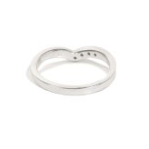pt900 プラチナV字リング【刻印無料】結婚指輪 マリッジリング プラチナ900 ダイヤモンド 天然石 4月 誕生石 ペアリング ペア V字型 レディース ペア マリッジ 結婚 結婚式 誕生日 プレゼント ギフト包装 彫金 ハンドメイド 手作り 箱入り Grand Galleria グランドガレリア