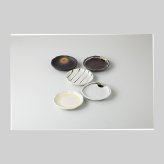 窯変り 足付小皿揃 陶器 瀬戸焼 やきものの里から、暮らしを贈ります。　ギフト 食器 セット テーブルウェア