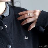 ステンレス 巻き付く ホワイトリング ニュアンスリング 幅広 太幅 ワイドリング ゴールド 18K GP フリーサイズ レディース 女性 指輪 金属アレルギー対応