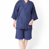 甚平 パジャマ パイル生地　M/L WA-5 ユニセックス メンズ レディース ガウン 岩盤浴 サウナウエア リラックスエア 部屋着 ペア 父の日 母の日 敬老の日 プレゼント