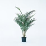 観葉植物 造花 アレカヤシ BROWN 全高約90cm 中型 フェイクグリーン 本物そっくり おしゃれ インテリア 人工観葉植物 アーティフィシャルグリーン オフィス 店舗 ホテル 開店祝い 室内 アレカパーム ヤシの木 フェイク