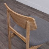 ダイニング家具 ダイニングチェア ロータイプ 木製 1脚 クッション 無垢材 チーク シンプル おしゃれ 北欧 ナチュラル テイスト インテリア 家具 レストラン カフェ