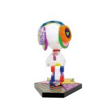 ロメロ ブリット Romero Britto ピーナッツ ブリット Peanuts Britto スヌーピー ローラースケート 置物 フィギュア 人形 6019026 インテリア