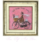 Sam Toft サムトフト アートフレーム あなたの道を行く st-04004 絵画 ギフト アート おしゃれ 北欧 インテリア お部屋