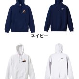 卓球 パーカー プルオーバー メンズ レディース ジュニア 練習着 裏パイル おもしろ 名入れ スウェット おしゃれ キッズ 大きいサイズ 文字入れ無料 「ピンポンボール on おにぎり」 アートワークスコウベ 【送料無料】