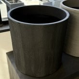 鉢カバー おしゃれ 大型 14号 9号 M S サイズ 植木鉢 KONTON コントン ソンク シリンダー 円柱 丸型 軽量 砂岩調 屋外 室内 高級 北欧 モダン ナチュラル 観葉植物用 シンボルツリー サボテン 多肉植物 特大 玄関 プランター 底穴なし チャコールグレー ウォームグレー