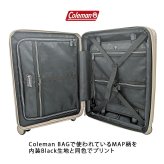 Coleman ストッパー付拡張ZIPキャリーS 38-46L キャリーケース スーツケース 大容量 出張 旅行 使いやすい レディース メンズ ギフト プレゼント ブラック 60014