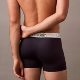 カルバンクライン：MICROFIBER STRETCH CHROMATIC ボクサーパンツ  3PK (ブラック)[ボクサーパンツ/ 男性下着/ メンズインナー/人気ブランド/おすすめギフト/誕生日プレゼント/メンズファッション]