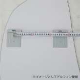 ミラー ドレッサー 鏡 壁掛け おしゃれ 韓流 韓国 洗面 日本製 インテリア デザイン 上半身 ウェーブ 変形 ノンフレーム 賃貸 アパート マンション 75cm 玄関 姿見 スリム