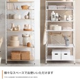 食器棚 ゴミ箱収納付き レンジ台 ゴミ箱上ラック レンジボード レンジラック キッチンラック キッチンボード トースターラック ゴミ箱ラック 炊飯器ラック 北欧 80cm幅 シンプル モダン おしゃれ ナチュラル キッチン収納棚 ごみ箱 収納ラック：