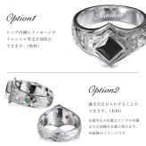 ペアリング 2本セット ハワイアンジュエリー リング 刻印 無料 誕生石入れ可 指輪 2個セットブラックジルコニア 6号～29号 シルバー925 太め 幅広 ボリューム ギフト対応可 大きいサイズ ハワイアンジュエリーリング カップル 夫婦 プレゼント ハロウィン 【品番：SR602P】