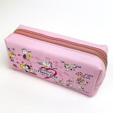 ピーナッツ スヌーピー Wファスナーポーチ 相関図 スヌーピー ピンク グッズ  (MCOR)(MCD)