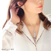 ハワイアンジュエリー ネックレス シルバー ネックレス 刻印 無料 誕生石入れ可 フェザー Lサイズ 羽 シルバー925 ギフトラッピング可能 長さ選べる BY THE SEA バイザシー プレゼント ハロウィン 【品番：CG-SP323L】