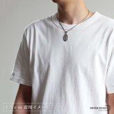 ステンレス マリアネックレス コインネックレス ペンダントネックレス メンズネックレス ゴールド 18KGP シルバー ダブル喜平 長さ3サイズ 不思議のメダイ 聖母 男性 金属アレルギー対応