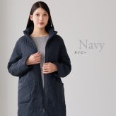 中綿コート キルティングコート スタンドカラー レディース 軽い 軽量 ワッシャー タフタキルト 軽い 暖かい アウター キルティング コート ロングコート  ラグランスリーブ 防寒 大きいサイズ LL 3L 冬 ギフト プレゼント 5F (08000366r)