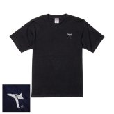空手 蹴り技 Tシャツ ギフト オリジナル デザイン 刺繍 イニシャル 名入れ 半袖 男女 兼用 誕生日 昇段 お祝い プレゼント 父の日 母の日 参加 記念 景品 名前 卒業 卒部 チーム グループ 送別会 【送料無料】