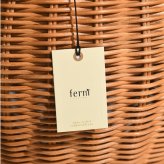 ferm LIVING ファームリビング Pear Braided Storage 洋ナシのカゴ Sサイズ おしゃれディスプレイ 北欧 雑貨 インテリア バスケット ラタン カゴ 飾り 収納 玄関 リビング プレゼント ギフト おすすめ