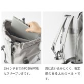 【正規販売】MILESTO ミレスト LIKID リキッド MLS842 フラップバックパック バックパック 撥水 はっ水 防水 18L リュック 軽量 旅行 ビジネス 通勤 ブラック グレー 通学 ギフト プレゼント メンズ レディース ブランド グッドデザイン賞 キャリーオン PC収納