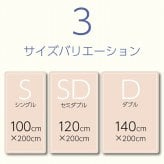 オールシーズン 快適睡眠 パッド 洗える アレルプルーフ 抗菌 消臭 アレル物質吸着 洗濯機OK 四隅ゴムバンド付き ズレにくい ダブル 140×200cm