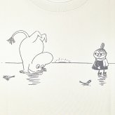 ムーミン さかだち ドライクールタッチTシャツ アイボリー アパレル MOOMIN 送料込み