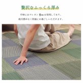 夏ラグ 夏用カーペット ラグ 正方形 い草 自然素材 クッション性 撥水 防ダニ 滑り止め加工 抗菌防臭 消臭 約4.5畳 約240×240cmマット 井草 ゴザ マット カーペット 涼しい 抗菌 おしゃれな 置く 敷く かわいい 防虫