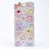 サンリオキャラクターズ ジュエルマシュマロシール お気に入りリボン 文具 Sanrio