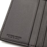 選べる2色 ボッテガヴェネタ 二つ折り財布 メンズ イントレチャート BOTTEGA VENETA 小銭入れなし 札入れ カード入れ6枚 本革 レザー ダークブラウン ダークグレー コンパクト 222338 V47W1 2006 2015