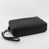 カルバンクライン　CK　Calvin Klein　セカンドバッグ　LV04D1257G UB1　ブラック BLACK　BOLD POUCH WITH HANDLE　ボールド ポーチ ウィズ ハンドル　クラッチバッグ　Europeライン