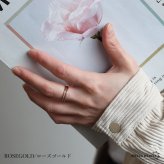 ステンレス ストーンリング ハーフ エタニティリング きらきら 2連 ゴールド シルバー ピンク 指輪 プチプラ 高見え ラグジュアリー レディース 女性 金属アレルギー対応