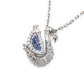 SWAROVSKI スワロフスキー ネックレス 5723389 Swan アクセサリー シルバー