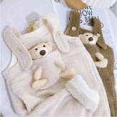 サロペット ベビー キッズ 通販 オーバーオール ボアサロペット キッズウェア 防寒 厚手 裏ボアオーバーオール ベビー服 子供服 秋冬 子ども服 男の子 女の子 サスペンダーパンツ つなぎボトムス こども服 ボーイズ ガールズ おしゃれ かわいい 通園