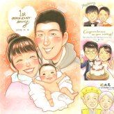 出産のプレゼントに、見ると笑顔になる似顔絵を贈りませんか。相談しながら作れる、あたたかな似顔絵ギフトです。 プレゼント 似顔絵 出産 ギフト 名入れ 贈り物 手描き 出産 新生児 誕生 記念 ベビー ご両親 ママ 赤ちゃん 家族 子ども 下書き確認 名入れ 修正無料 サプライズ 親孝行 宝物 そっくり 出産祝い 一生もの 誕生 ベビー キレイ 傘寿祝い 二次会 メモリアル ホワイトデー 喜ばれる