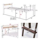 カーテンを取り付けられるロフト KH-3692 ハイタイプ 高さ184cm カーテン別売 2way コンセント付き シングル ウォークインクローゼット パイプロフト 宮棚 新生活 子供部屋