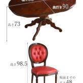 ダイニング家具 イタリア家具 アンティーク調 猫脚 ダイニングテーブルセット 4人掛け 楕円 本革 ブルー 水色 チェア4脚 象嵌 楕円テーブル 幅135cm イタリア製 ルネッサンス Italia ダイニング5点セット
