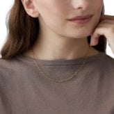 【無料ラッピング】  ヨンドシー 4℃ The Tidal K10イエローゴールド ネックレス ブランド 正規品 新品 ギフト プレゼント 人気 おすすめ 誕生日 記念日 クリスマス 送料無料