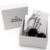 ヴィヴィアンウエストウッド キーホルダー キーリング Vivienne Westwood メンズ レディース ブラック VW4281 (82030131W-OM0014-N403) 【ラッピング無料 誕生日 お祝い プレゼント ギフト 贈り物】