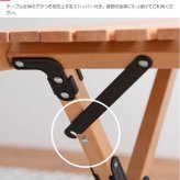 テーブル DIY 折りたたみ レジャー ウッド 90cm 木製 ロール ハイ アウトドア キャンプ バーベキュー ピクニック インテリア