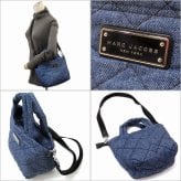 MARC JACOBS マークジェイコブス アウトレット バッグ  キルティングデニム ミニショルダーバッグ