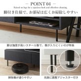 テレビ台VI 幅180cm ローボード テレビボード 国産 日本製 セミ完成品 リビングボード テレビラック リビング収納 大容量 引出し TV台 AVボード TVボード おしゃれ シンプル ヴィンテージ ブラック ホワイト