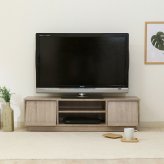 フラップTVボード ブラウン・ホワイトオーク 2色展開 テレビ台 ローボード リビング収納 テレビボード おしゃれ シンプル 新生活 家具 インテリア 不二貿易