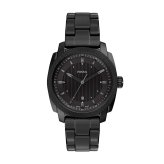 フォッシル FOSSIL 腕時計 メンズ MACHINE デイト アナログ ブラック ステンレススチールウォッチ FS6186【2026 新作】