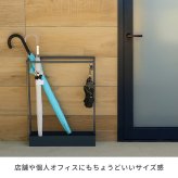 「ASPESH」 アスペシュ アンブレラスタンド （レクタングル） 2個セット IF-N0044-2P 幅44 高さ58.5 アイアン 傘立て かさたて スタンド 玄関 モダン おしゃれ 北欧 シンプル スリム 完