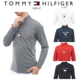 トミーヒルフィガー ゴルフ メンズ トミーフラッグ 長袖ハイネックシャツ TOMMY HILFIGER THMA682 2026年秋冬モデル お誕生日祝い お祝い 記念品 お父さん 父の日 彼氏 男性 30代 40代 50代 60代  還暦祝い 敬老の日 人気プレゼント プレゼント