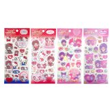 【メール便配送】モンチッチ サンリオ シール 正規品 [ モンチッチ × サンリオキャラクターズ クリアキャンディシール ] 選べる4種 キラキラ ラメ入り ハローキティ マイメロディ クロミ 平成 かわいい プレゼント プチギフト