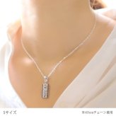 ハワイアンジュエリー ネックレス シルバー ペアネックレス 2本セット Sサイズ Lサイズ 刻印 無料 誕生石入れ可 ロジウムコーティング シルバー925 大人 カップル 夫婦 プレゼント ハロウィン 【品番：CG-SP310-SP311P】